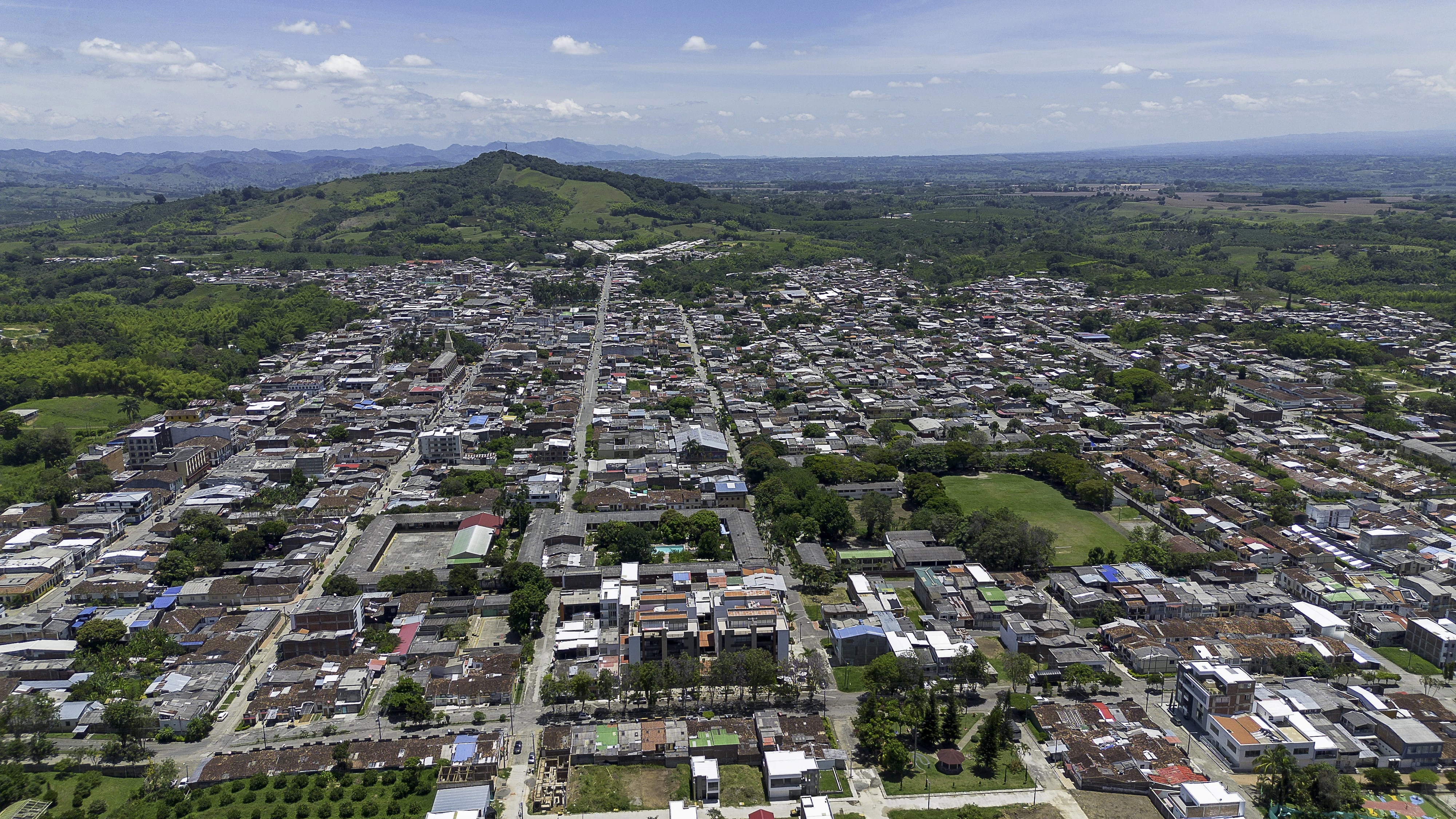 Parque principal Caicedonia