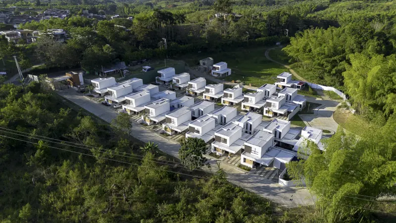 Vista aérea del proyecto